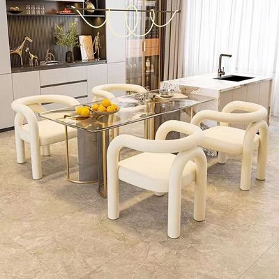 Hotel Lobby Luxury Chairs for Sitting Room Relax Single Chair Sofa Armchair Bold Chair Home Furniture Fabric Modern Small Sofa