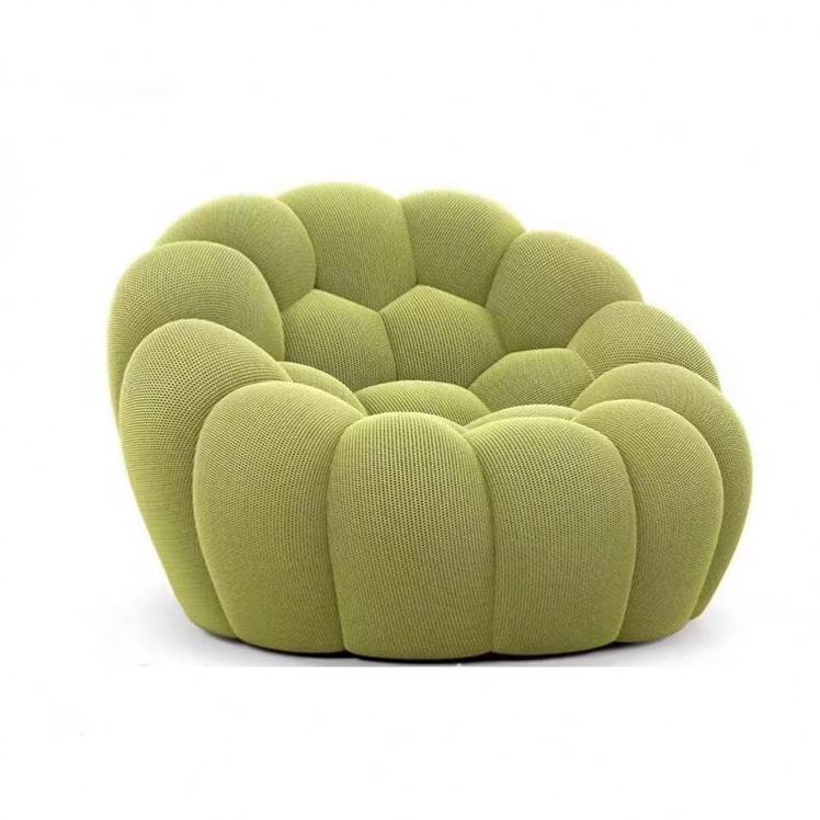 Italian Style Hot Selling Sofa Model High Density Extra Elastic 3D Fabric Bubble Sofa