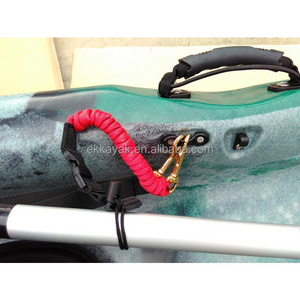 kayak paddle leash with lock for sit on kayak