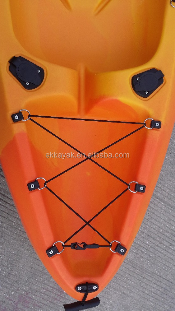 small and cheap plastic fishing kayak boat for family rowing