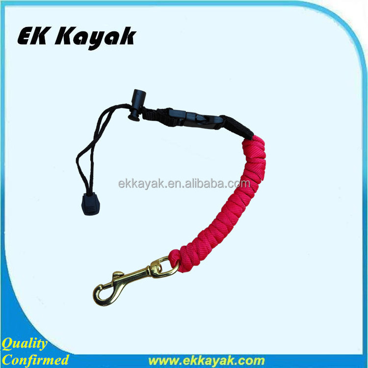 kayak paddle leash with lock for sit on kayak