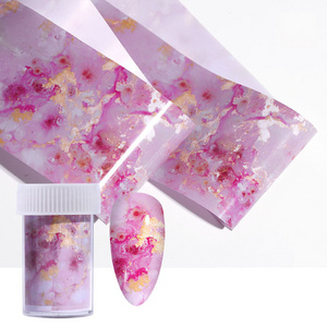 Factory Price Fashion Marble Clouds Starry Sky Paper Nail Foil Manicure Decoration Nail Art Stickers Transfer Sticker Nail Foils