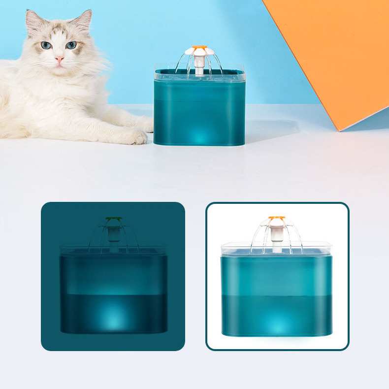 New Arrival Automatic Circulation Cat Pet Water Feeder Led Intelligent Pet Water Dispenser