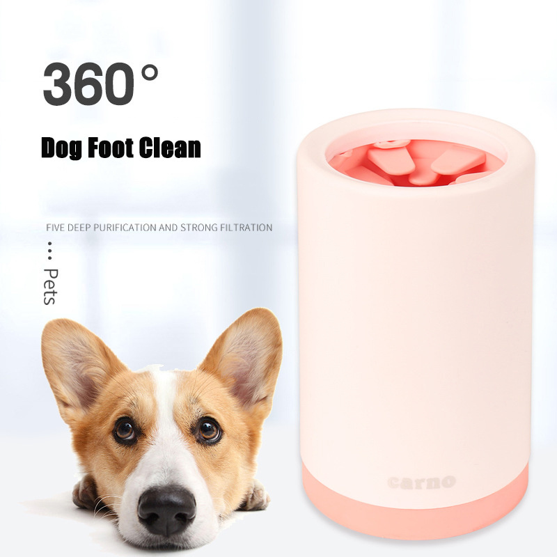 Free Shipping Sample Soft Silicone Foot Wash Dog Paw Cleaner Cup for Pet Feet Washer Portable Pet dog Dirty Paw Cleaning Cup