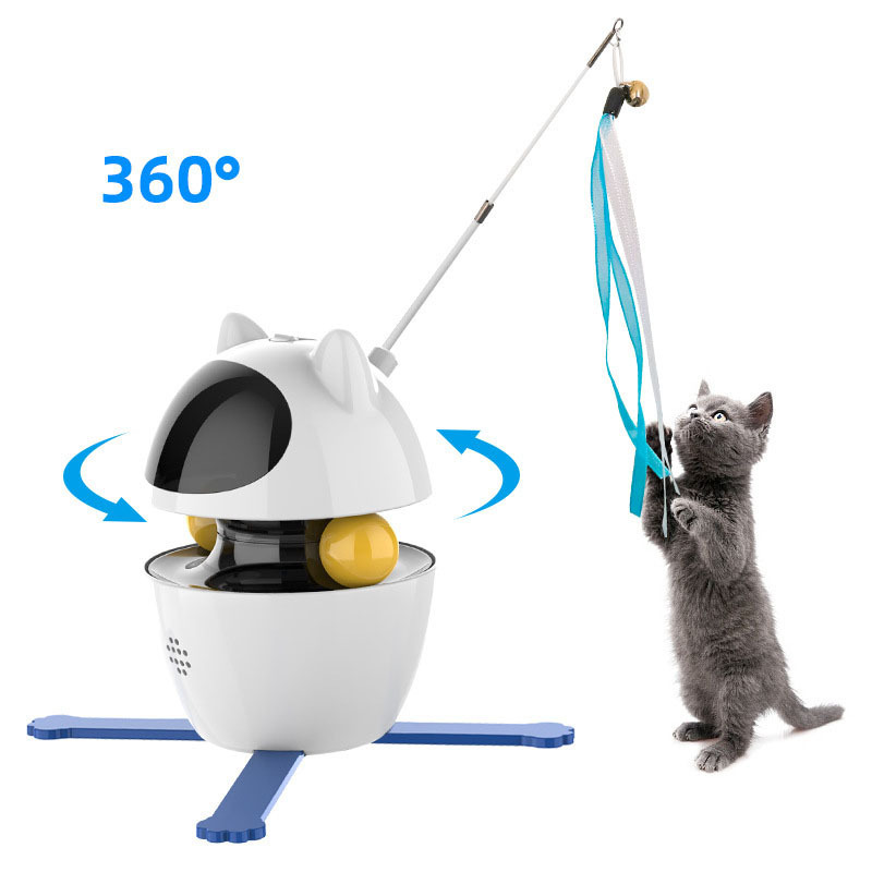 Removable Infrared Laser Electric Smart Cat Teaser Interactive Toys Automatic Cat Laser Toy