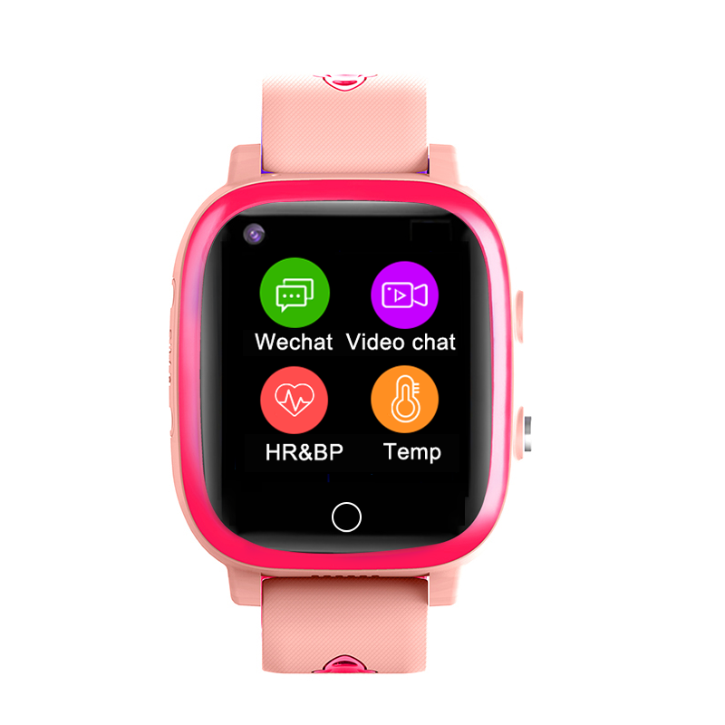 2022 OEM Video Call Sim Card 4G Tracking Wrist Waterproof Children Cartoon Girl Kids Care Smart Phone Watch With Child GPS Games