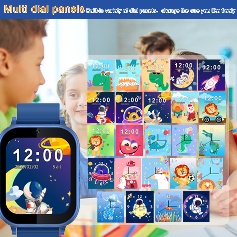 Manufacturer Promotion Children's Smart Watch SOS Call Camera Touch Screen Game Alarm Clock Suitable for Boys and Girls