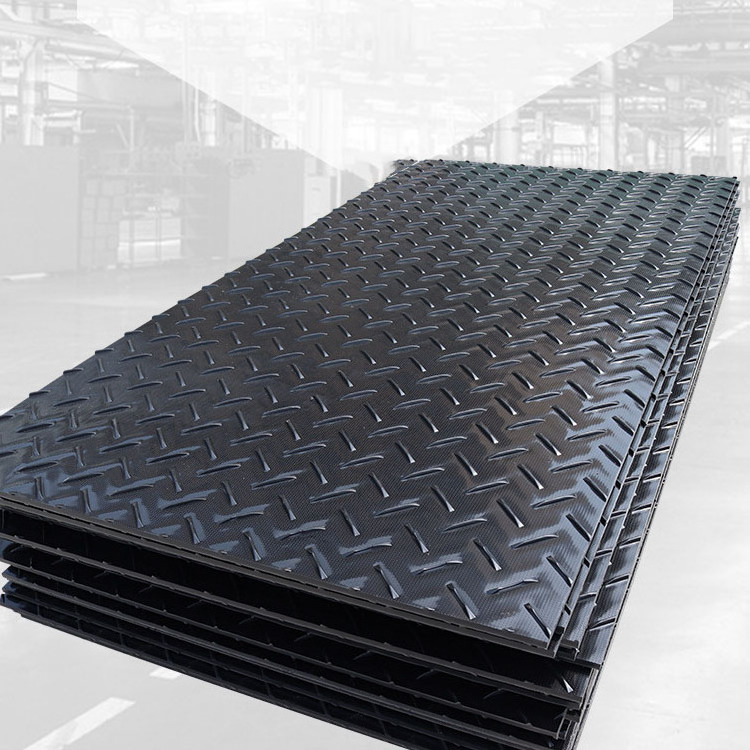 Plastic safe non-slip HDPE ground protection mats 3x56 ground protection mat interlocking for sale craigslist