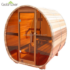 Cedar Lover Wholesale Custom Room High Quality Wood Outdoor 6 Person Cedar Used Steam Sauna