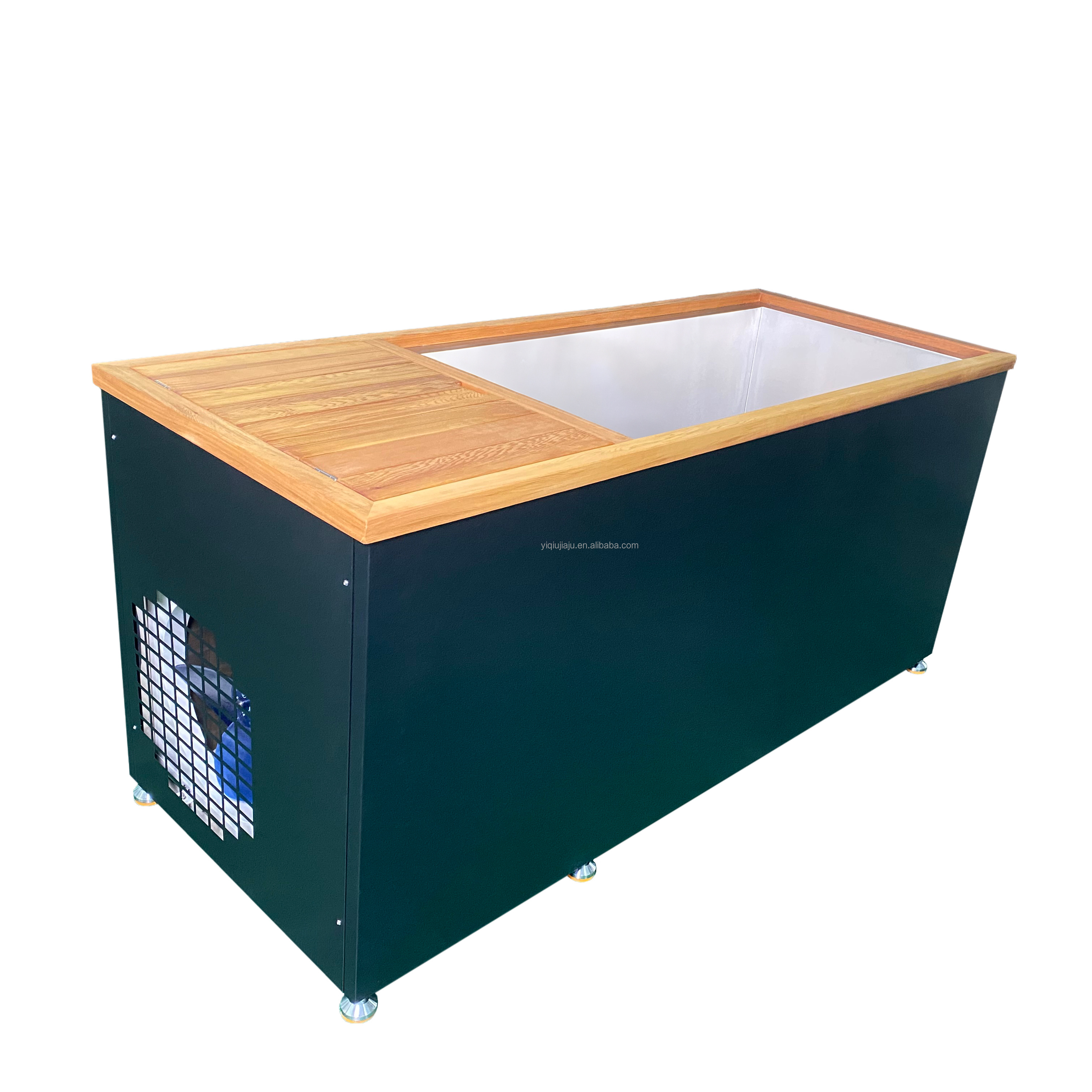 Cedar Lover Traditional Cold Plunge With Stainless Steel Wooden Ice Bath Tub Smart Chiller For One Person