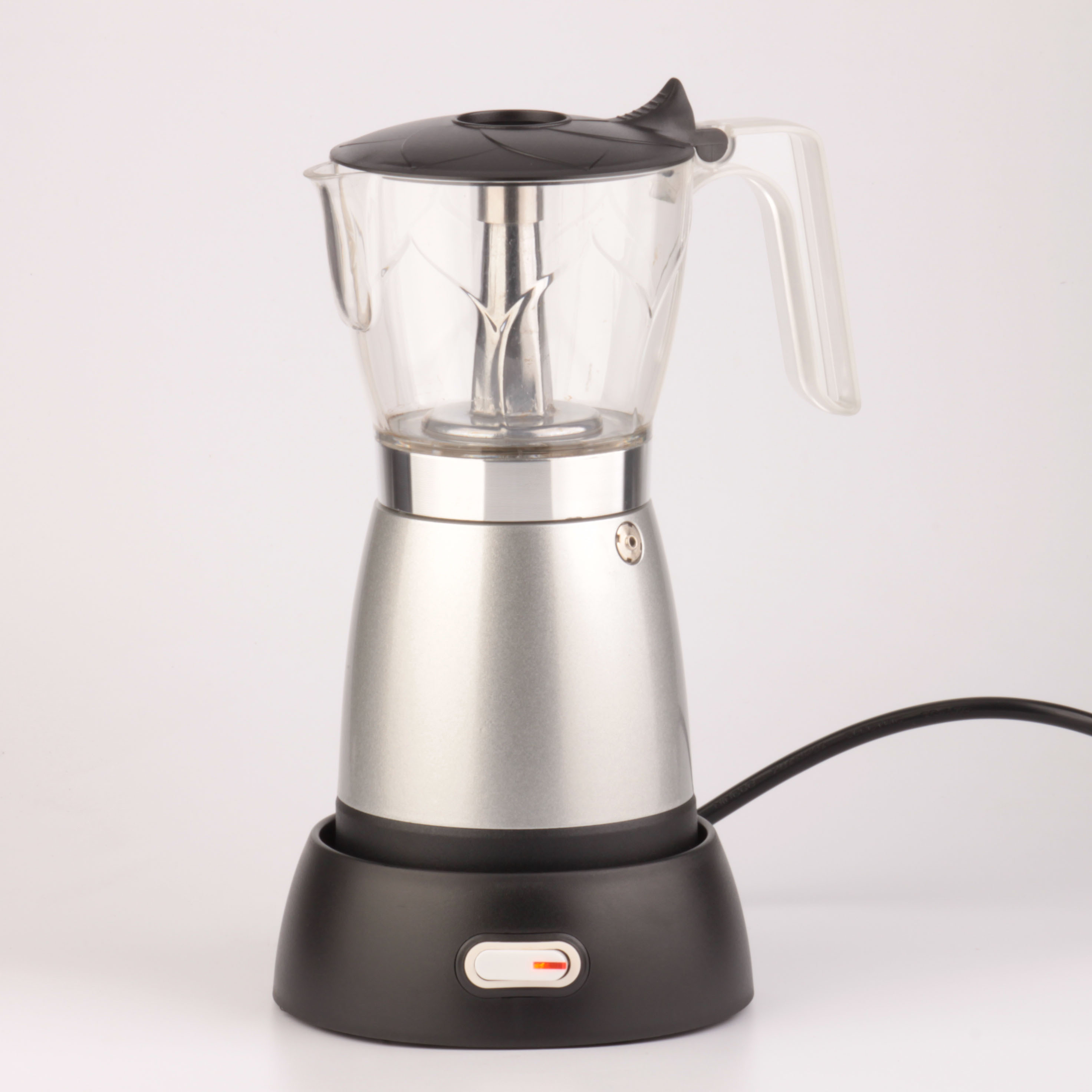 mokapot electric russian coffee maker aluminium pot Cafetera electrica Moca pot Maquina de cafe electrica/pote de moka