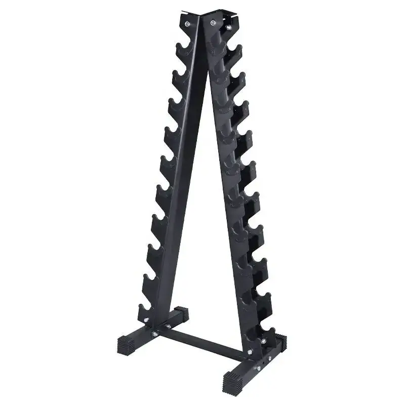 yr Frame Fitness Steel Dumbbell Rack 3 Tier to 10 Tier Weight Holder Hot Selling Dumbbell Rack Stand