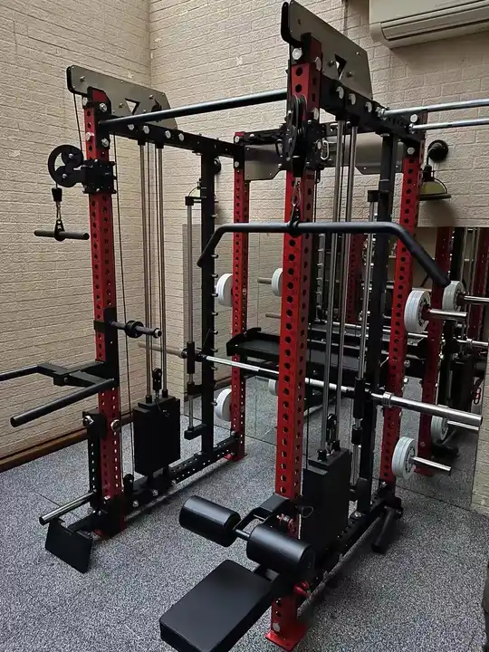 Commercial Cable Crossover Comb  Weight Stack Power Squat Rack 3d Multi Functional Smith Machine Fitness Gym Equipment