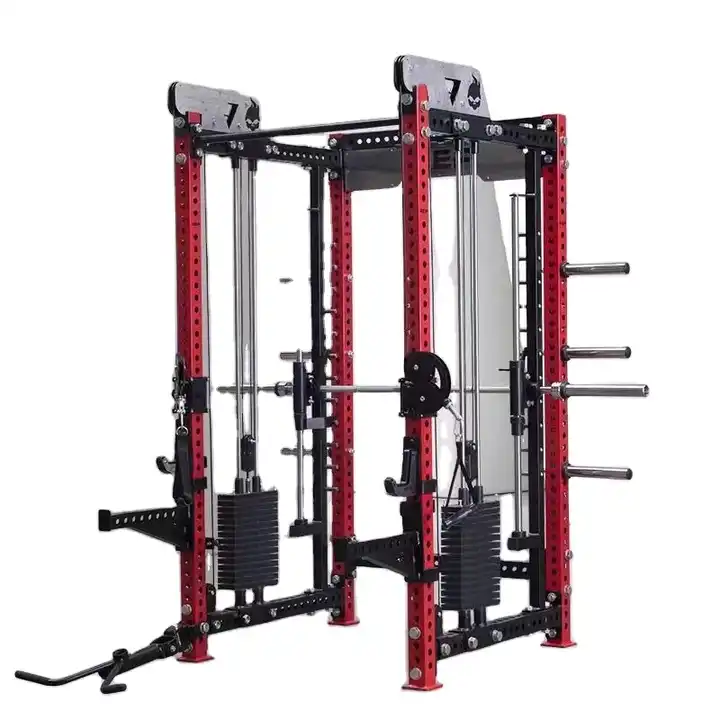 Commercial Cable Crossover Comb  Weight Stack Power Squat Rack 3d Multi Functional Smith Machine Fitness Gym Equipment