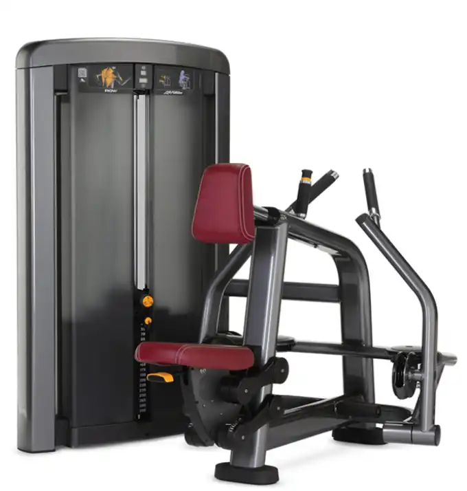 Plate Loaded Machine Commercial Fitness Equipment lat pulldown / seated row Life Fitness Seated Back Row Machine