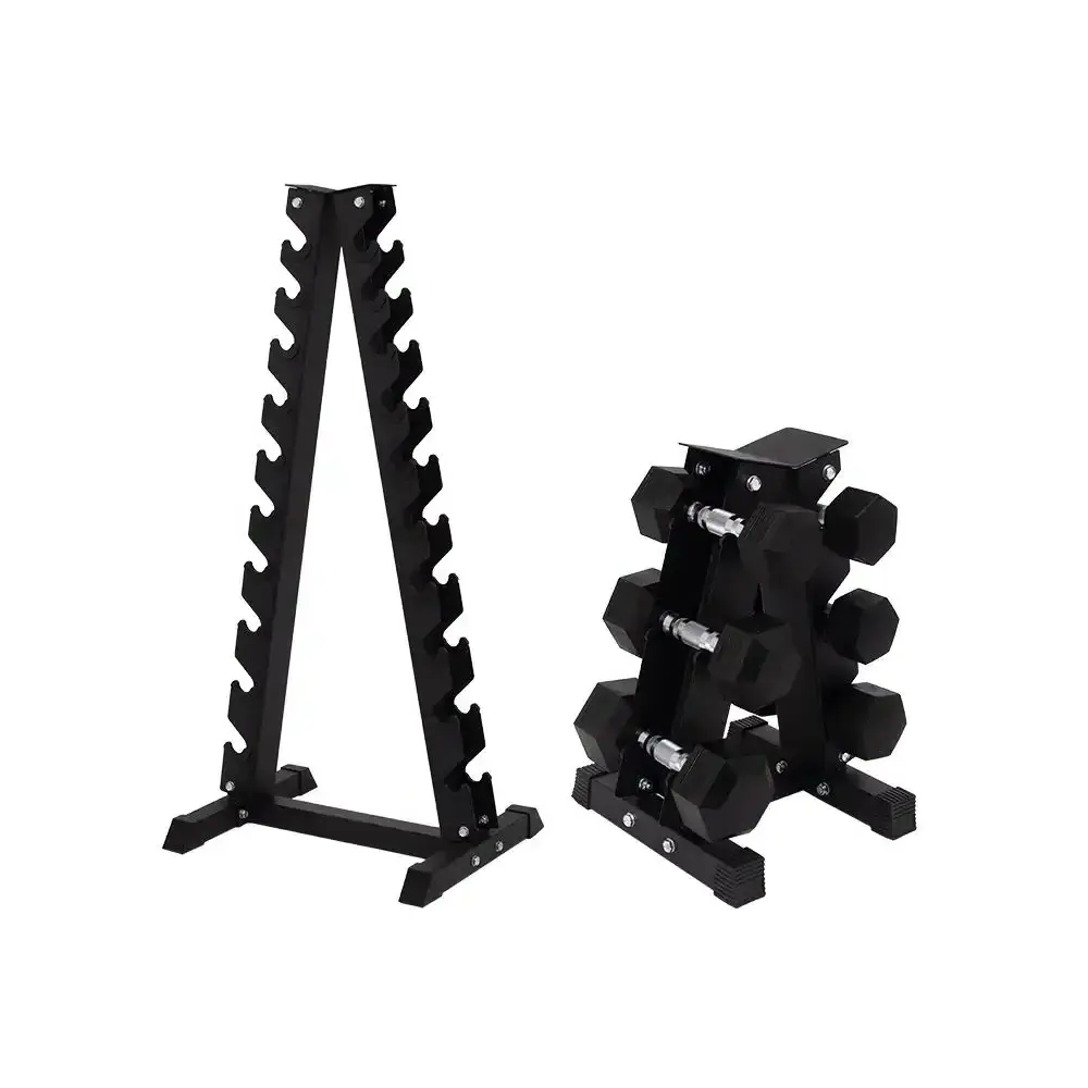 yr Frame Fitness Steel Dumbbell Rack 3 Tier to 10 Tier Weight Holder Hot Selling Dumbbell Rack Stand