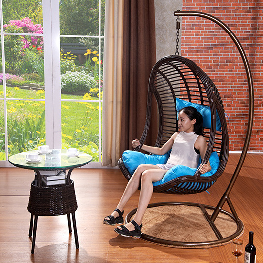 Hanging egg shaped chair swing chair with good price on sale patio balcony hammock