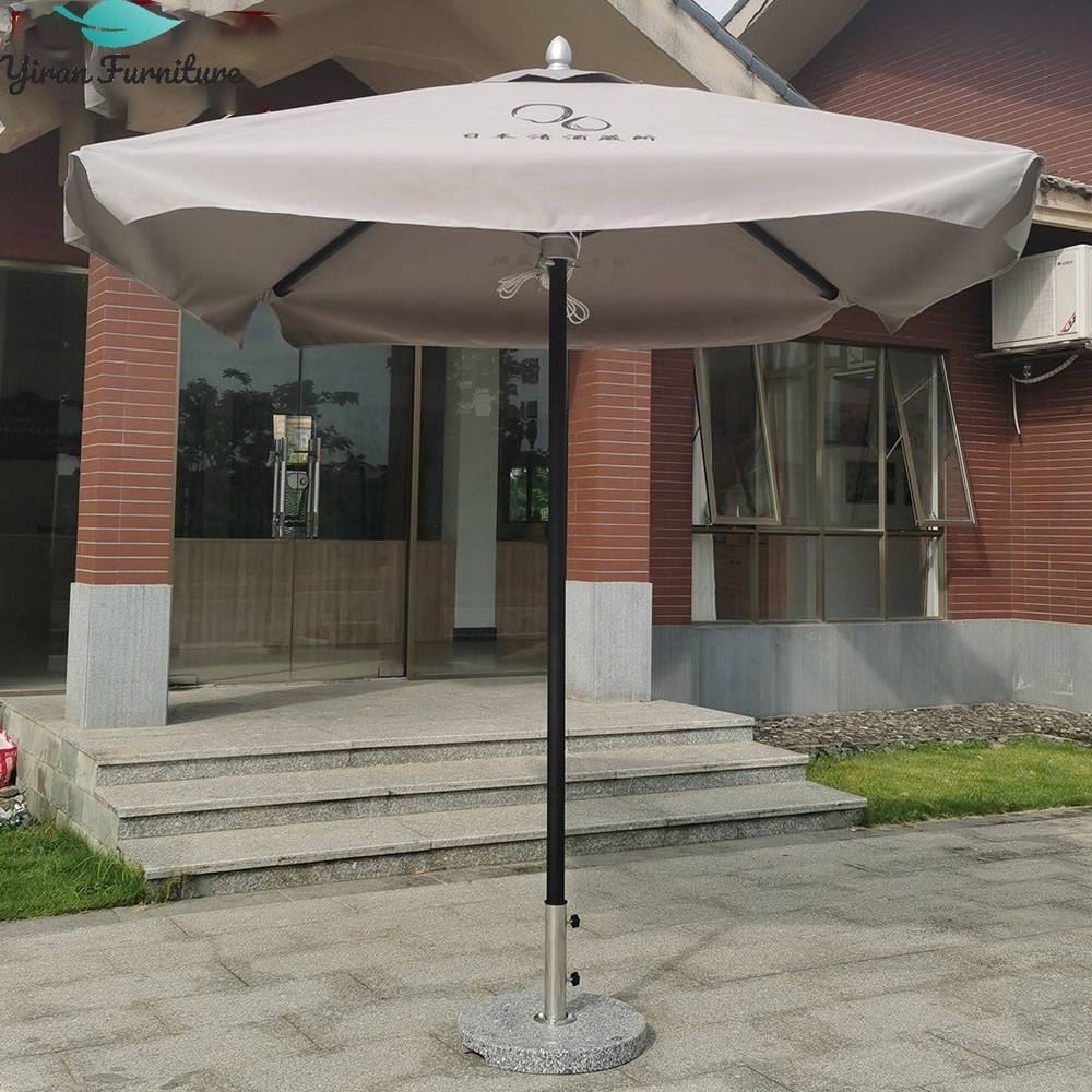 Manufacturer direct supply high quality new parasol 4 rib plastic garden quartet umbrella base parts, square bone umbrella parts