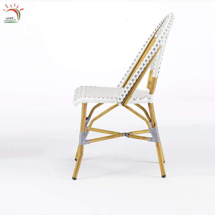 Classical Style  famous Outdoor design chair In Aluminium Frame With Rattan