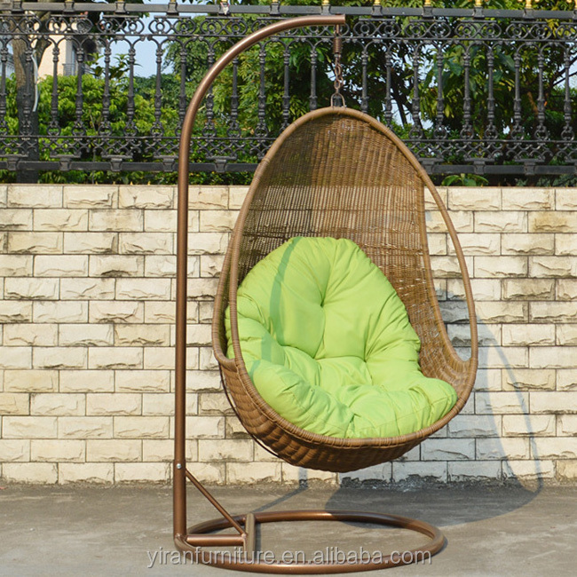 Patio swing chair outdoor garden furniture set/rattan hanging chair