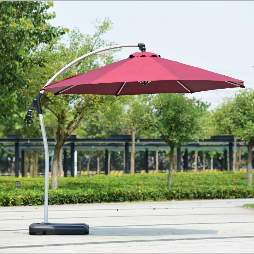 Outdoor banana umbrella waterproof patio umbrella sun garden parasol umbrella