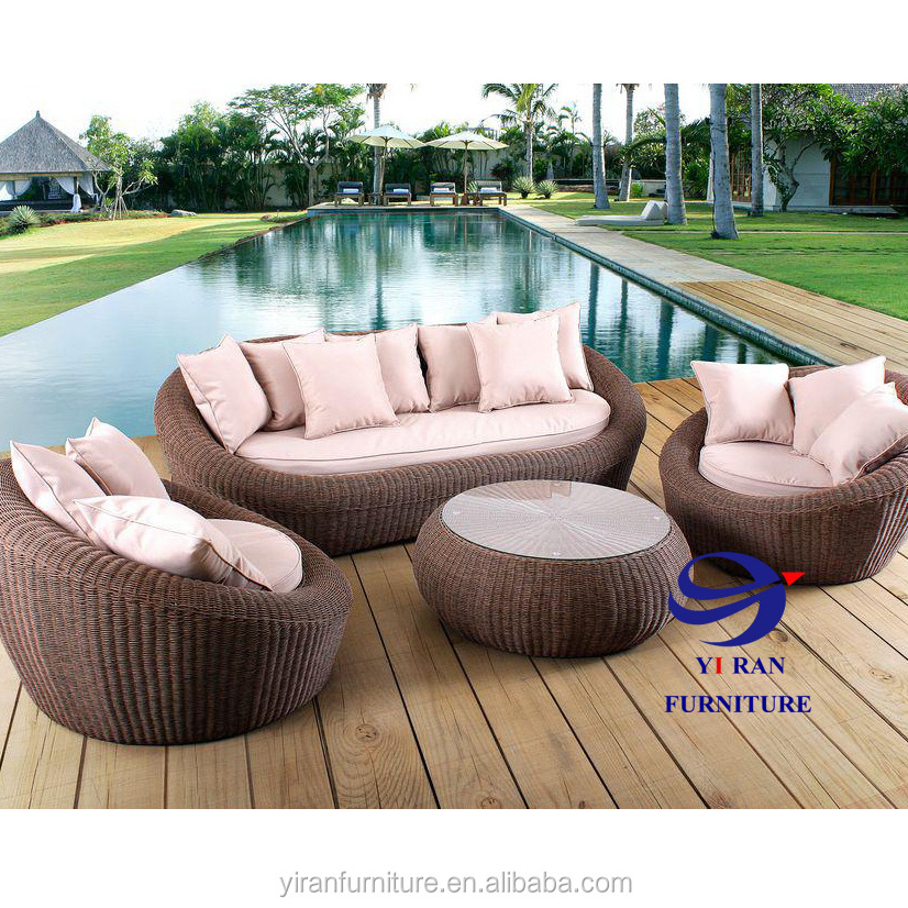 Weather resistant patio wicker outdoor rattan garden furniture