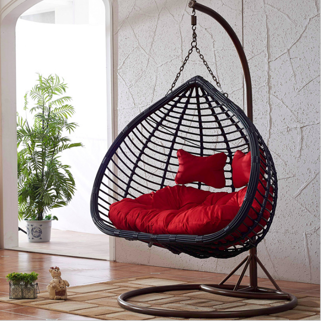 Outdoor Garden fashion Wicker Indoor Rattan Swing Chair/High quality patio furniture