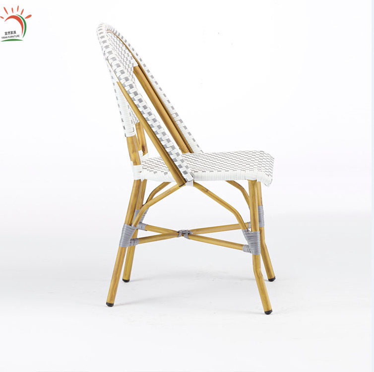 Classical Style  famous Outdoor design chair In Aluminium Frame With Rattan