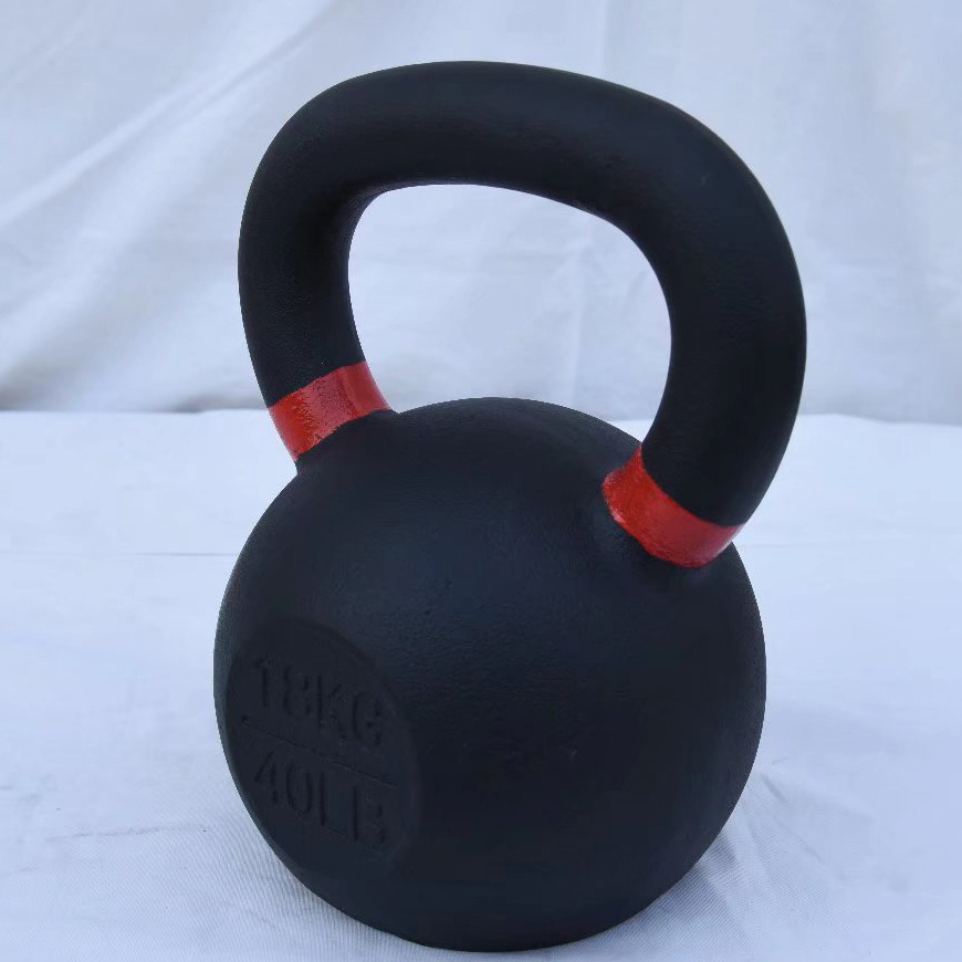 High Quality 24 20 Kg 20kg 56kg Wholesale Cheap Cast Iron Coating Grip Dumbbell Kettlebell