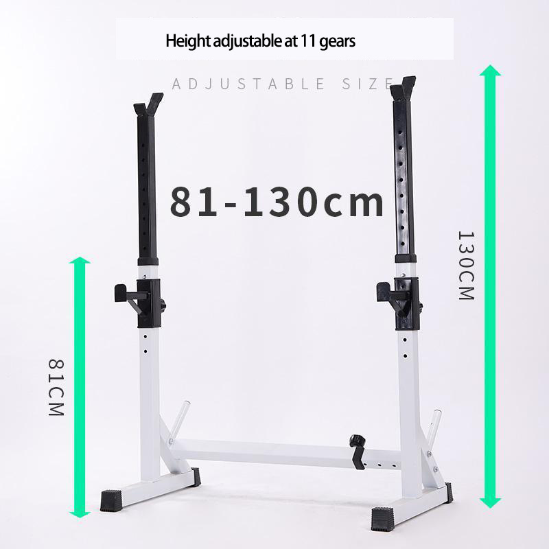 Wellshow Sport Adjustable Squat Rack Portable Dumbbell Rack Barbell Bench Press Rack Pull Up Bar Stand