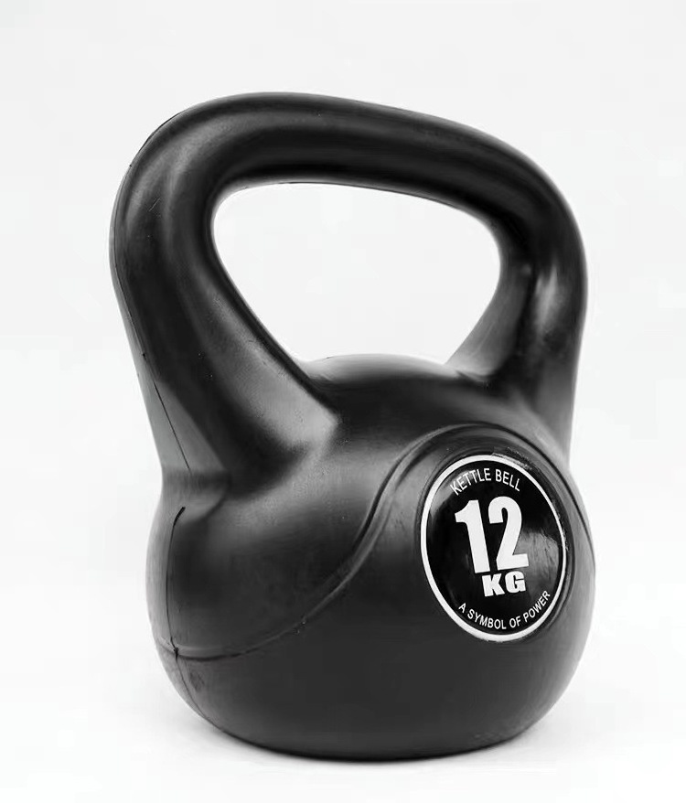 Rouser Fitness Strength Training Weight Lifting Kettlebells Color Cast Iron Kettlebell 5-50lb Vinyl Kettlebell