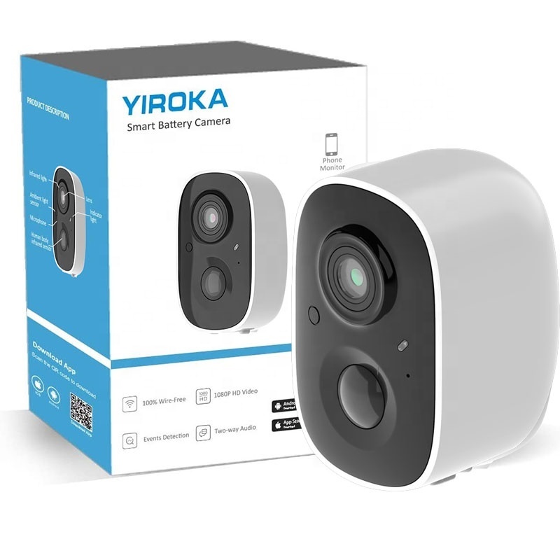 Shenzhen YIROKA hot sale solar camera high speaker ptz outdoor camera cctv camera with full color night vision