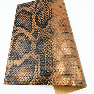 Sparkly Shiny Synthetic Snake skin PU faux synthetic vegan rexine leather fabric for shoes bags clothing