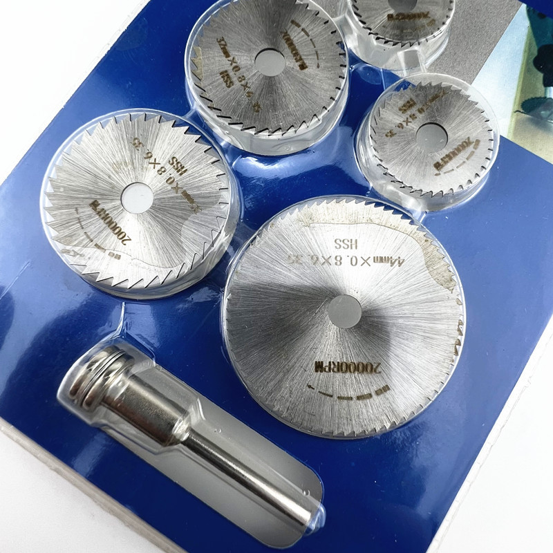 New Hot Product High Quality Cutting Blade 6PC Small HSS Circular Saw Blades Lame De Scie For Cutting Disc Rotating Drill