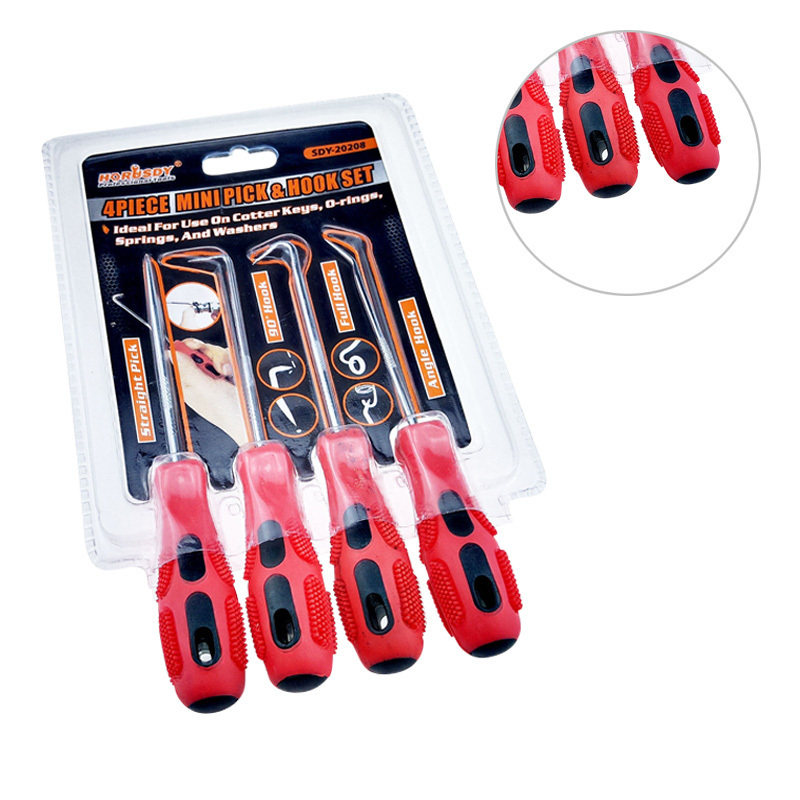 4pc Precision Screwdriver & mini Hook Set car pick up set 4Piece Mini Pick&Hook Set