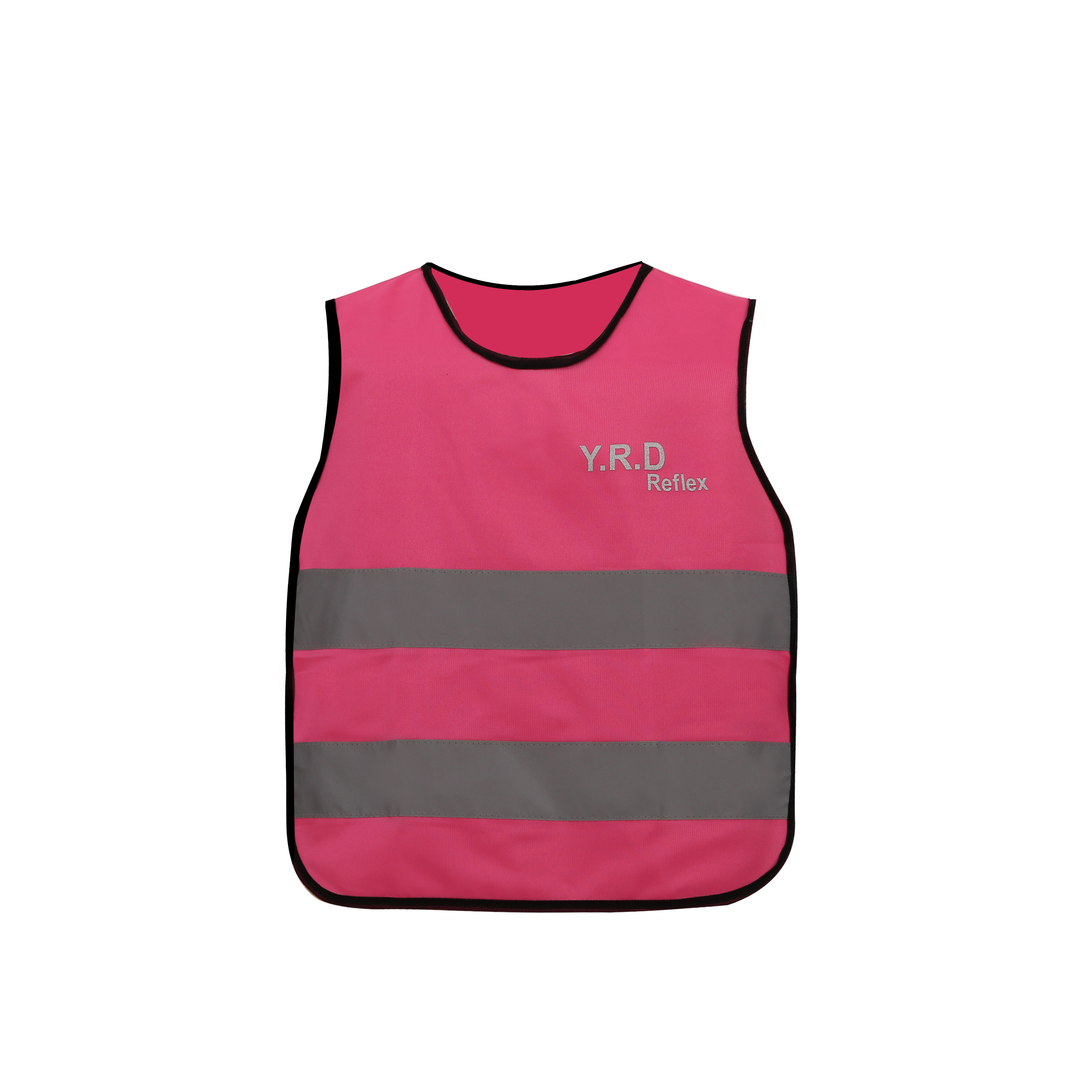 high visibility pink safety vest for kids