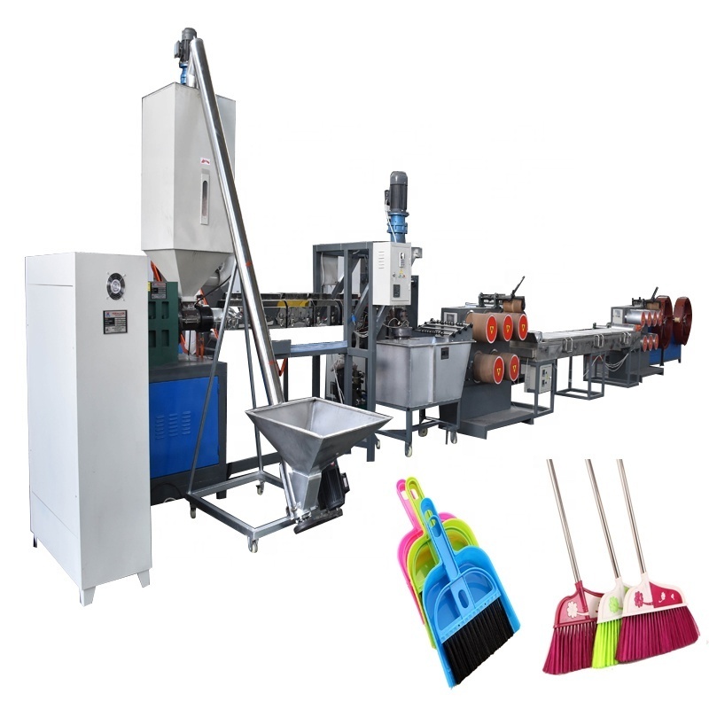 Pet Broom / Mop / Brush Yarn Extrusion Machine/pp Plastic Baler Twine Fiber Extruder Line Making