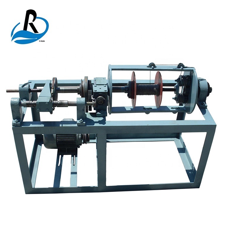 3 Or 4 Strands Twisted Plastic Pp Pe Rope Machine Sisal Jute Banana Fiber Cord Twisting Making Machine