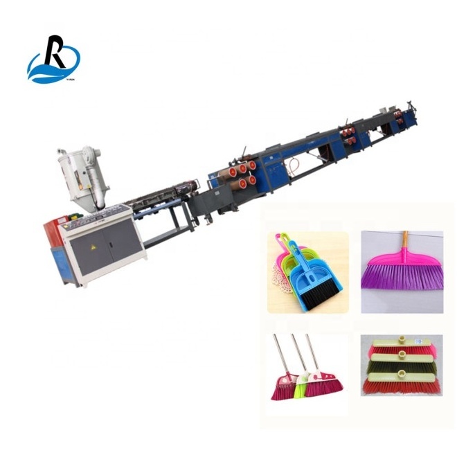 pet plastic broom yarn making machine/ pet brush monofilament extruder