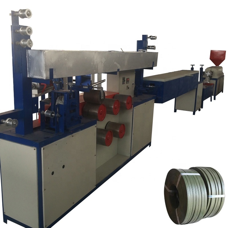 Excellent quality single screw packaging baler twine pp strapping plastic rope  making machine