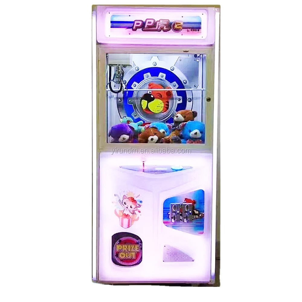 Hot Electronic PP Tiger Claw Crane Toy Coin-Operated Arcade Game Simulator for Sale