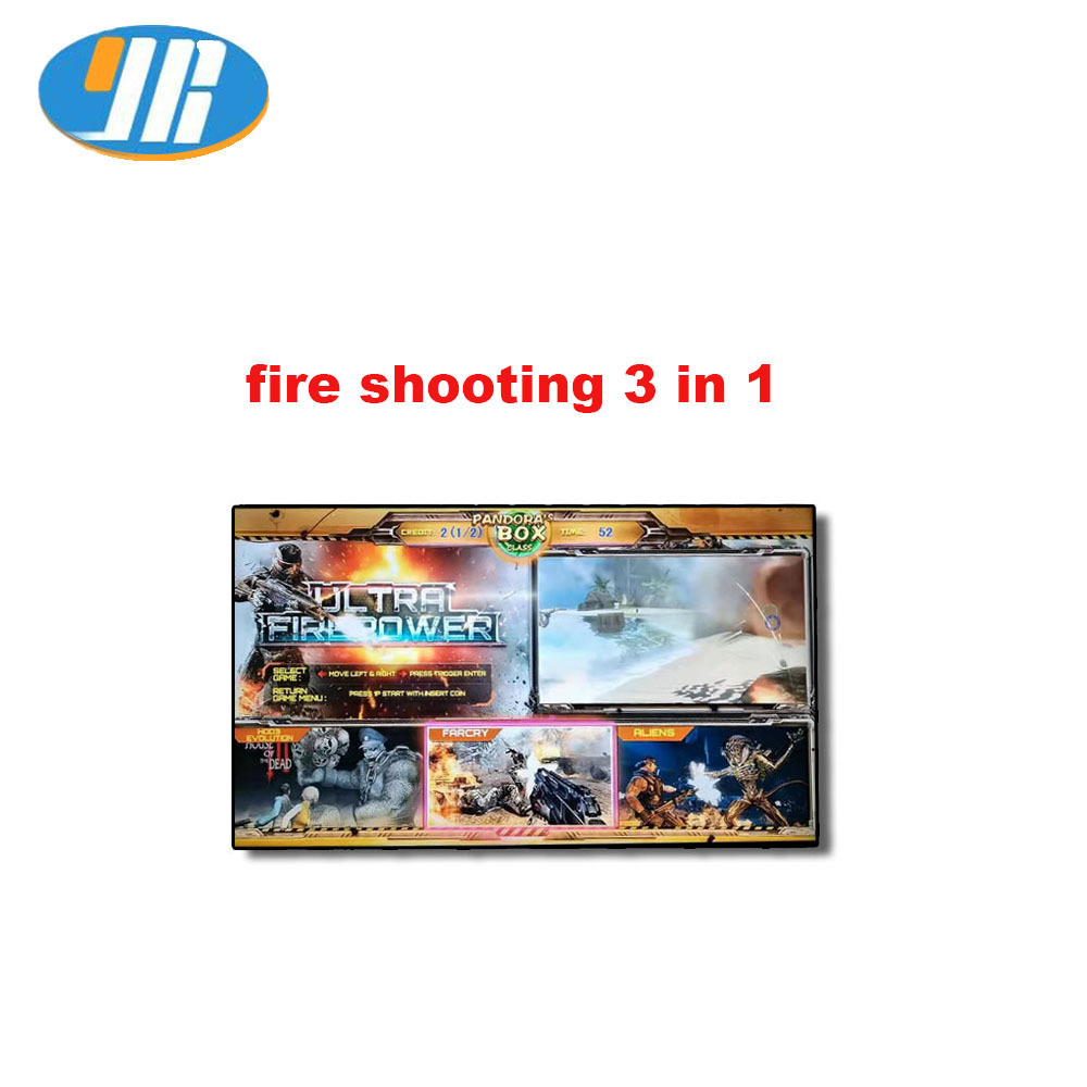 Fire Shooting Gun Game Kit 3 in 1 Aliens motherboard shooting  Arcade Kit for DIY Simulator Shooting game machine