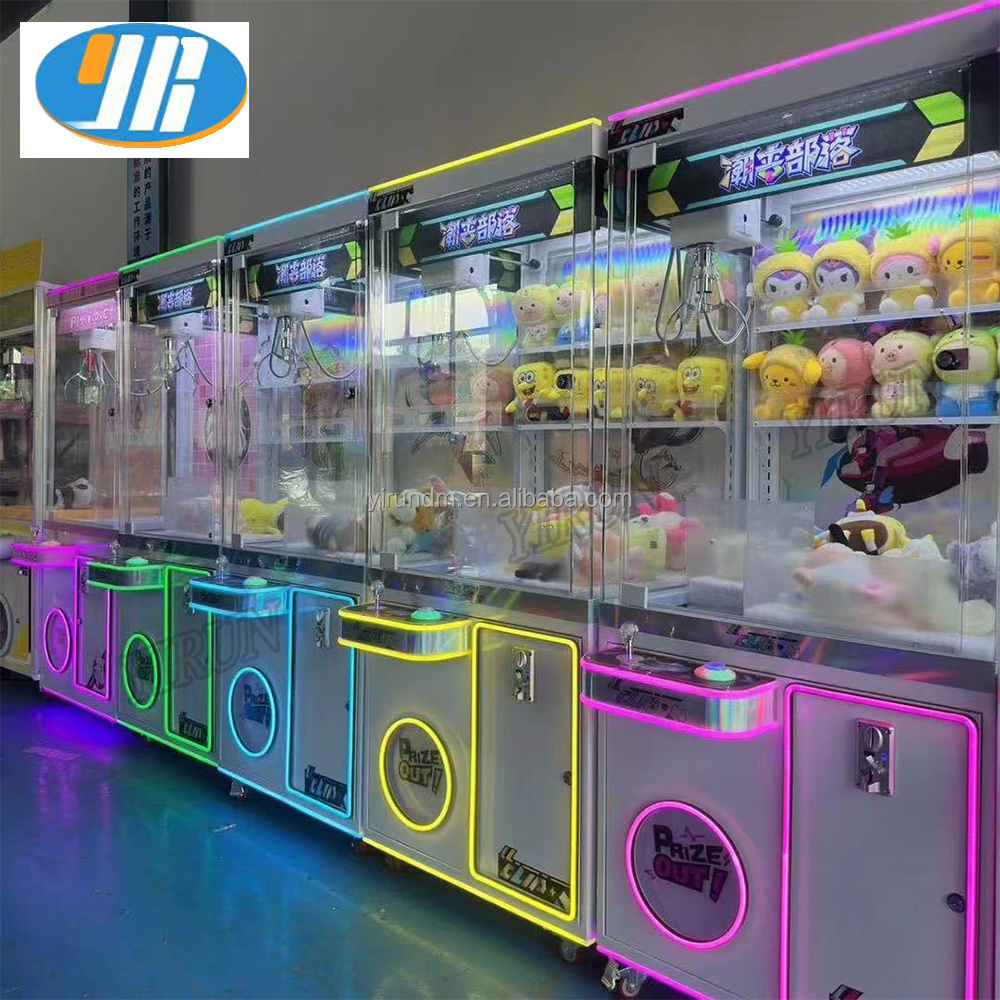 Customizable Prizes Interactive Coin Operated Claw Machine Arcade-Style Game for Kids and Adults