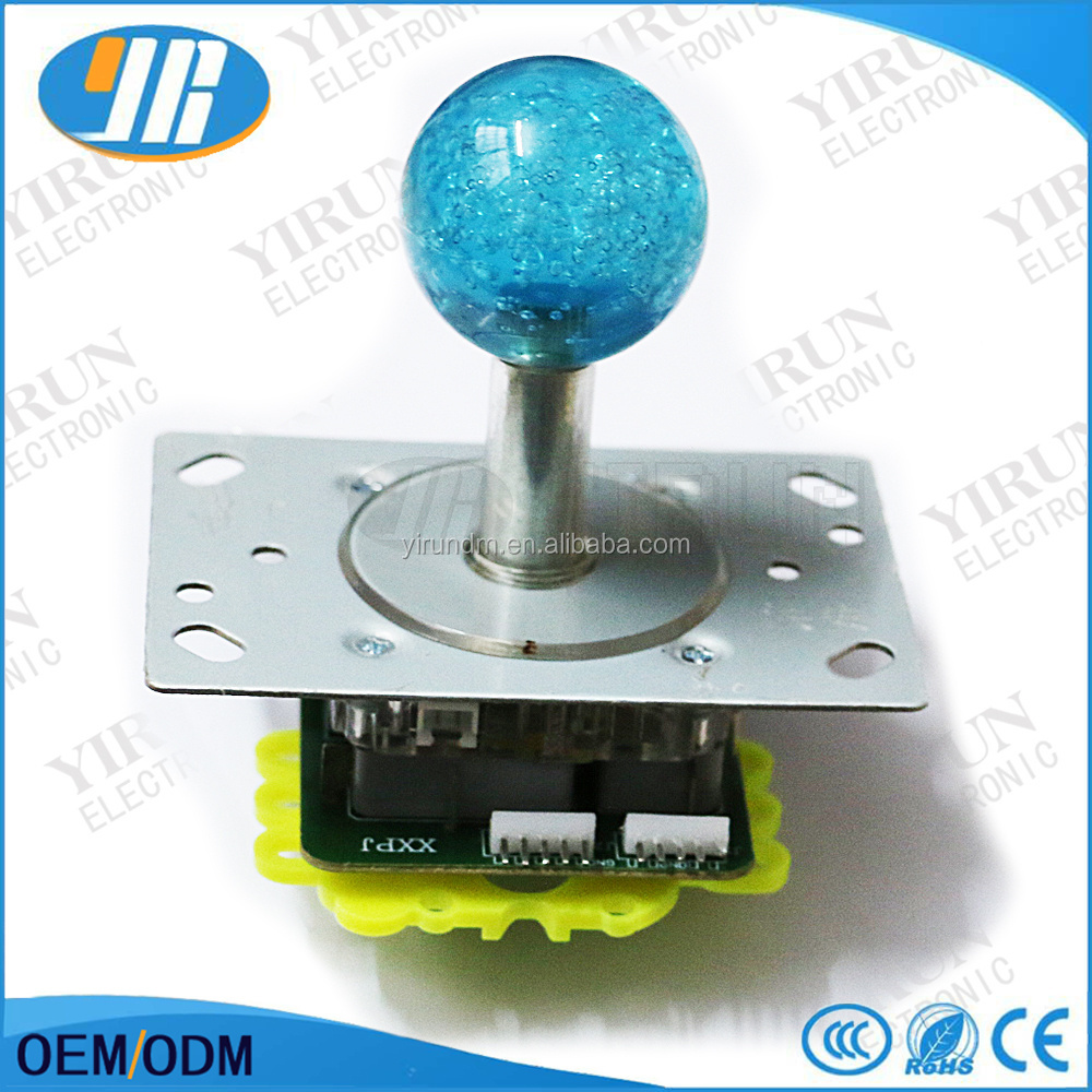 12V Illuminated LED Joystick Coin Pusher for Crane Fishing Arcade Machines