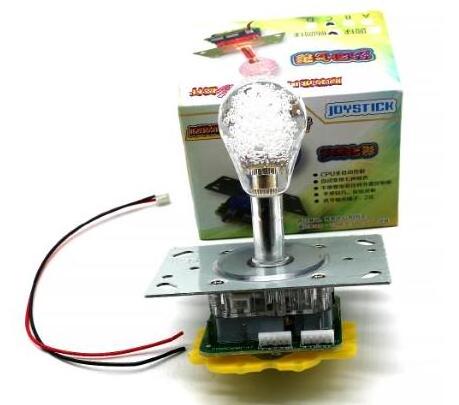 Wholesale 12v Illuminated Joystick Light Oval Crystal Ball Colorful LED For Arcade Crane Claw Game Vending Machine