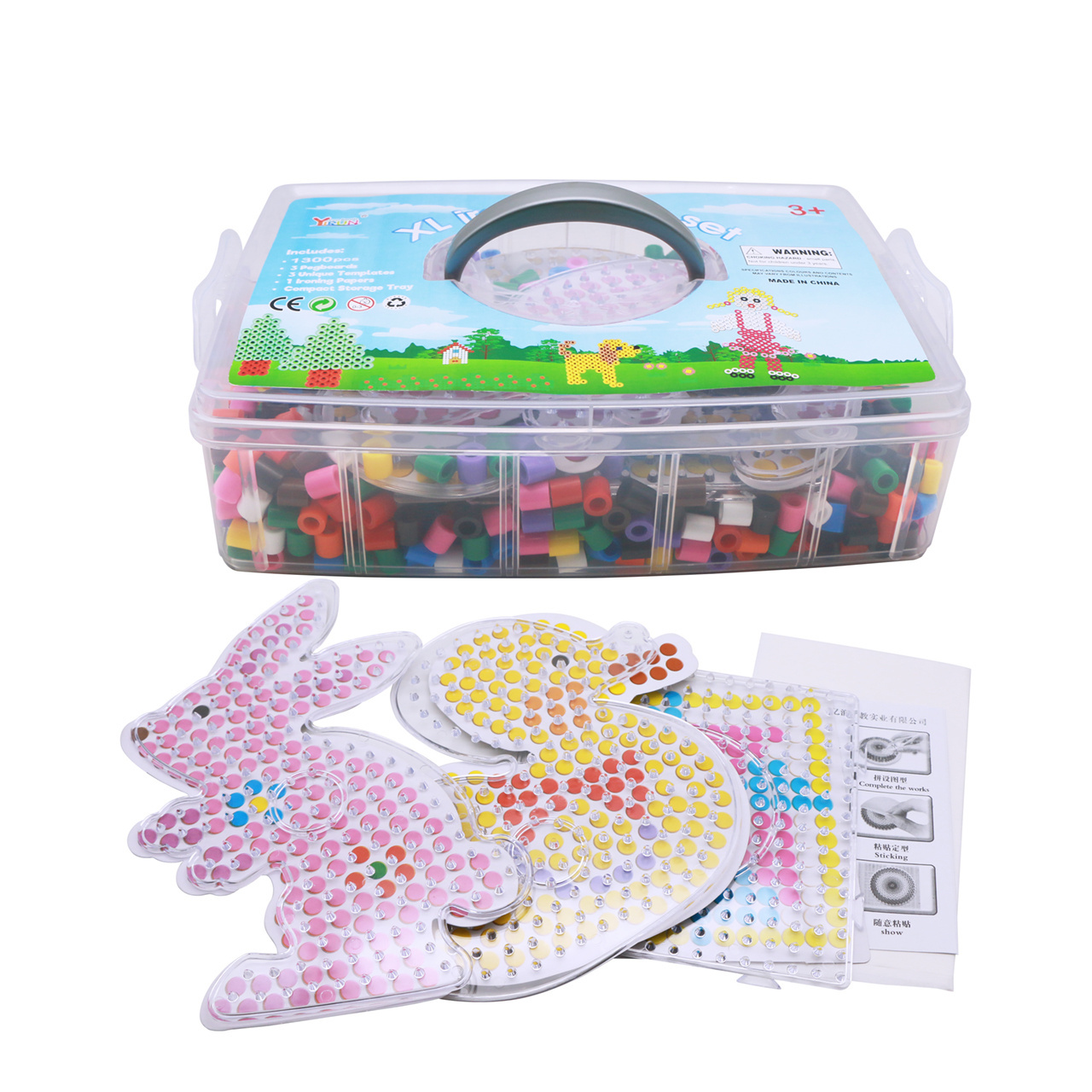 best selling products educational games plastic iron beads diy puzzle toys kids 10mm perler beads