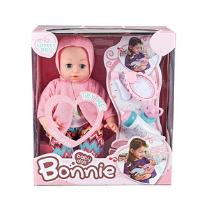 12 Sound IC Vinyl Real Reborn Baby Dolls 14 Inch Lifelike Newborn Baby Dolls With Bottle And Doll Accessories