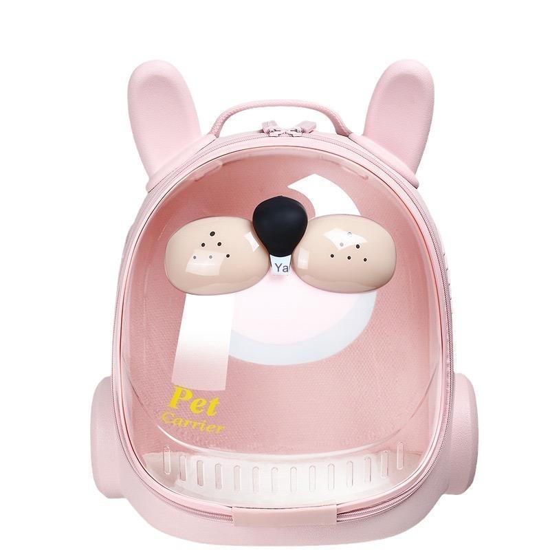 outdoor Cat and Dog Bag pet carriers Cute Space Bubble Rabbit Carrying  Breathable Space Module Large Capacity Backpack for Pets