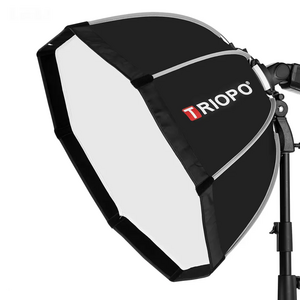 TRIOPO 55cm 65cm 90cm 120cm Portable Octagon Umbrella Softbox for Photography  Godox Yongnuo Speedlite Flash Light