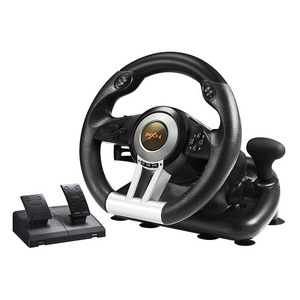 PC Racing Wheel 180 Degree Universal Usb Car Sim Race Steering Wheel with Pedals for PS3,PS4,Switch